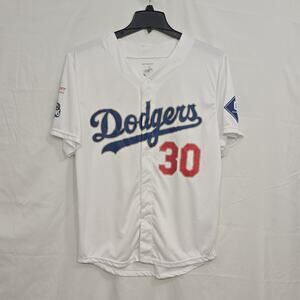 Dodger Stadium Exclusive Med World Series 2025 Dodgers #30 Roberts Jersey